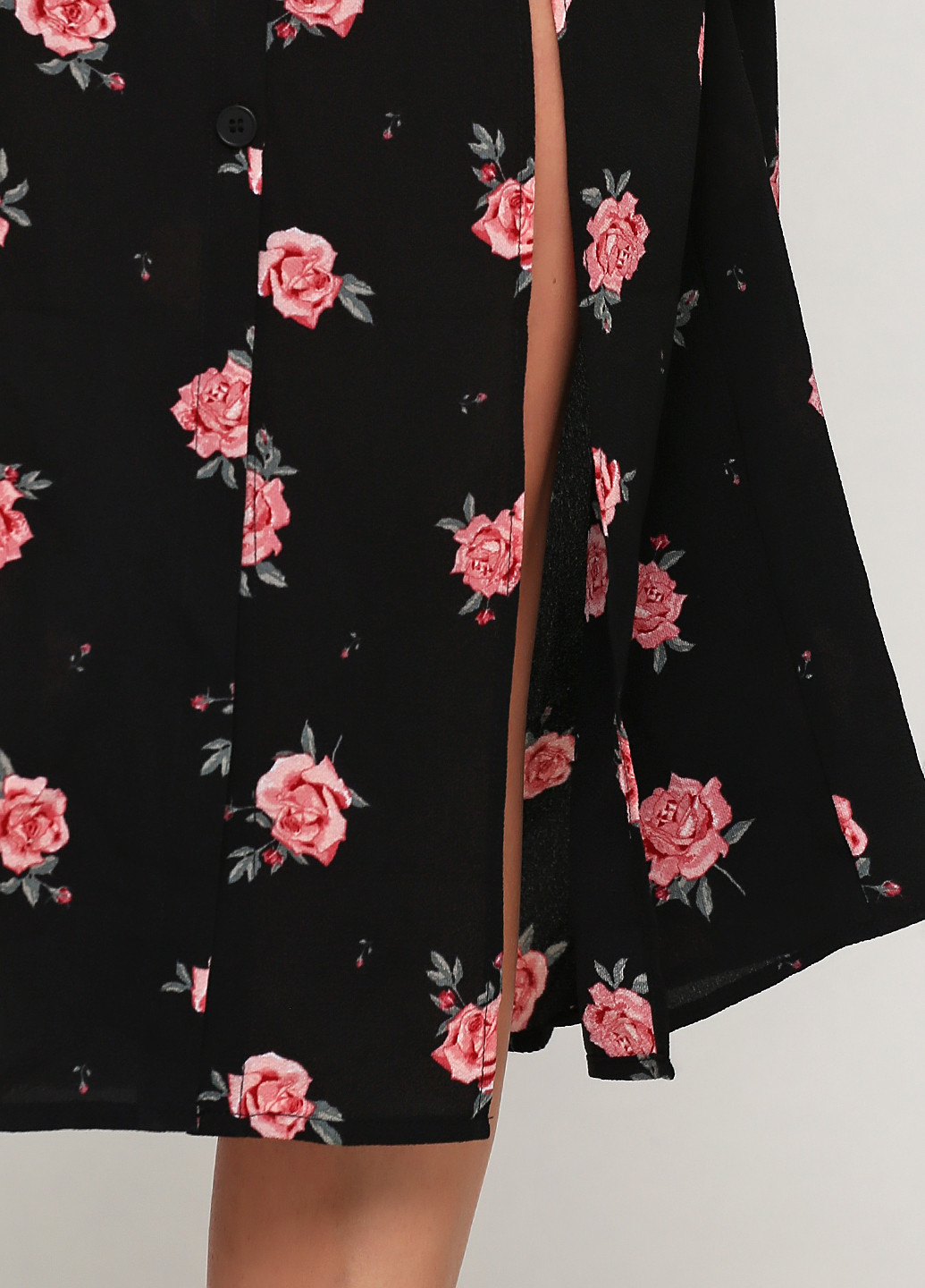 Комбінована кежуал сукня кльош H&M з квітковим принтом