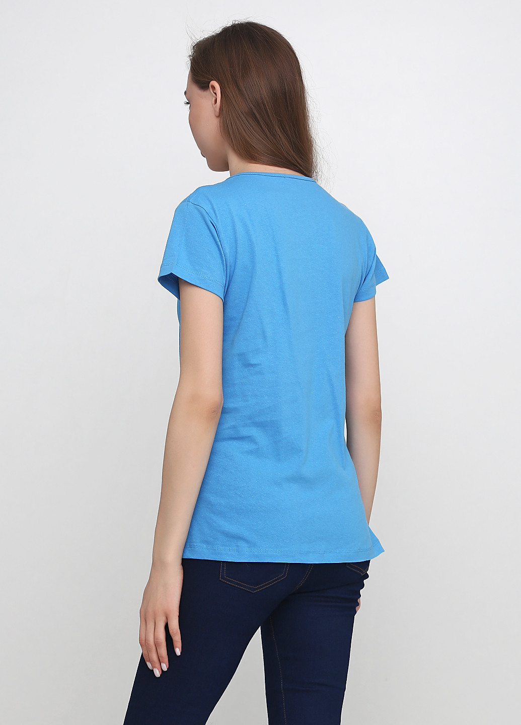 Синяя летняя футболка Tenkie