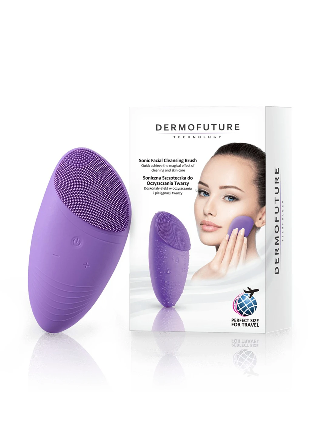 Електрощітки для очищення обличчя (1 шт.) Dermofuture (186375308)