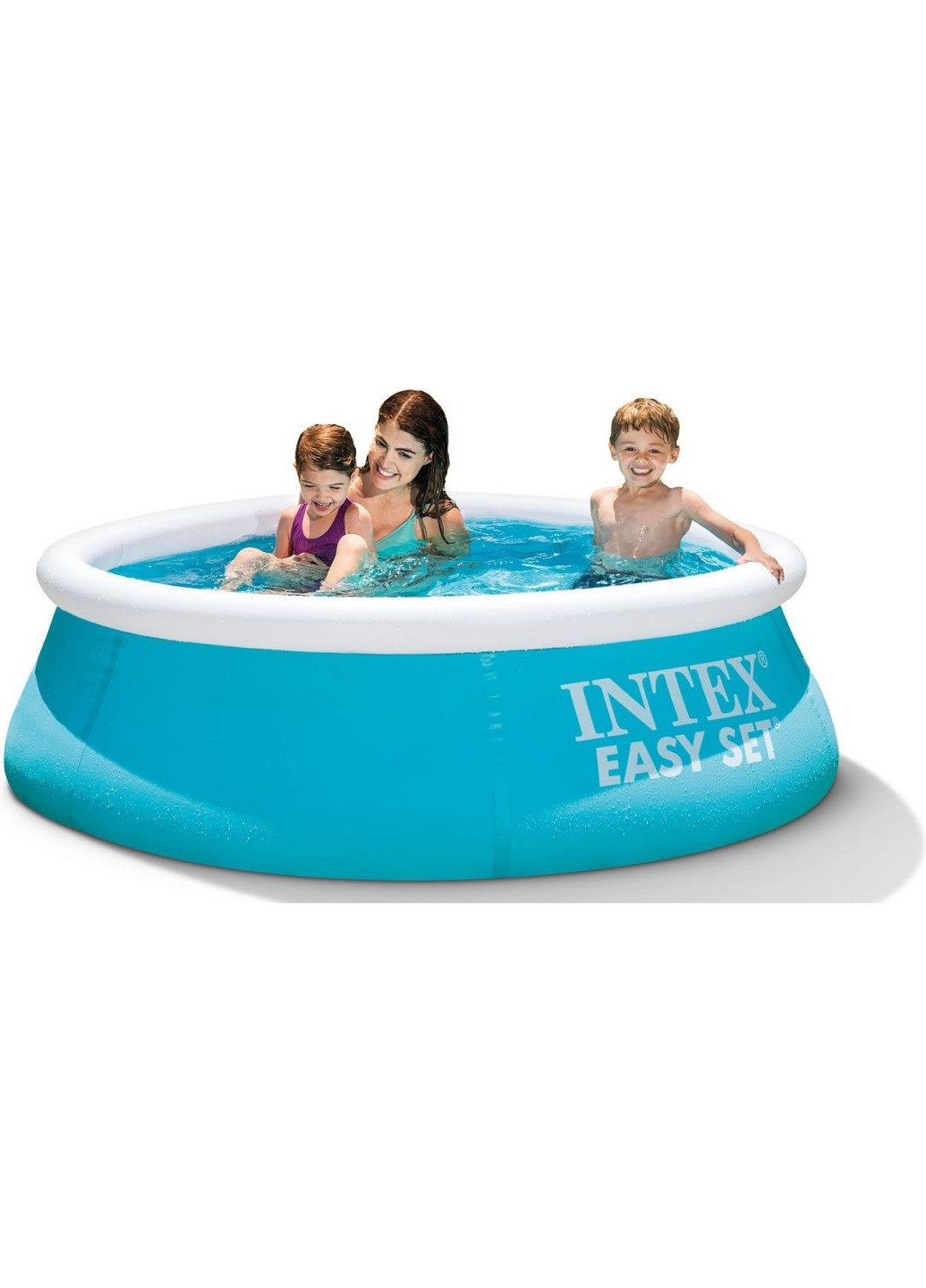 Большой бассейн для всей семьи наливной надувной 886 л 183х51см для детей и взрослых трехслойный материал (82611-Нов) Unbranded (253328764)
