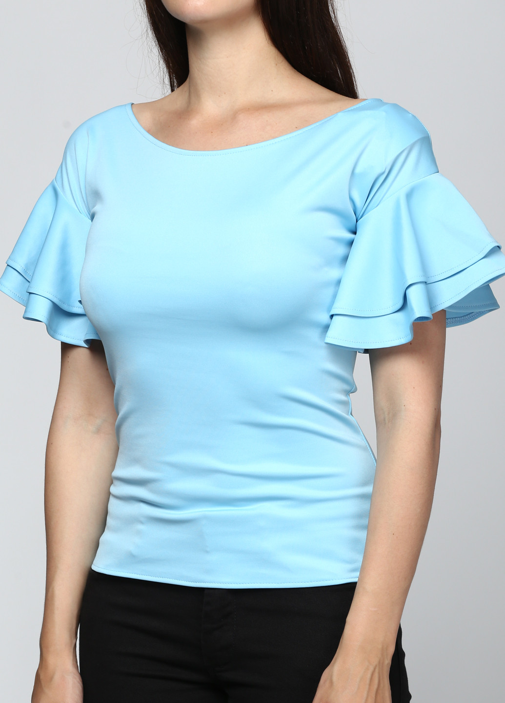 Голубая летняя блуза Podium