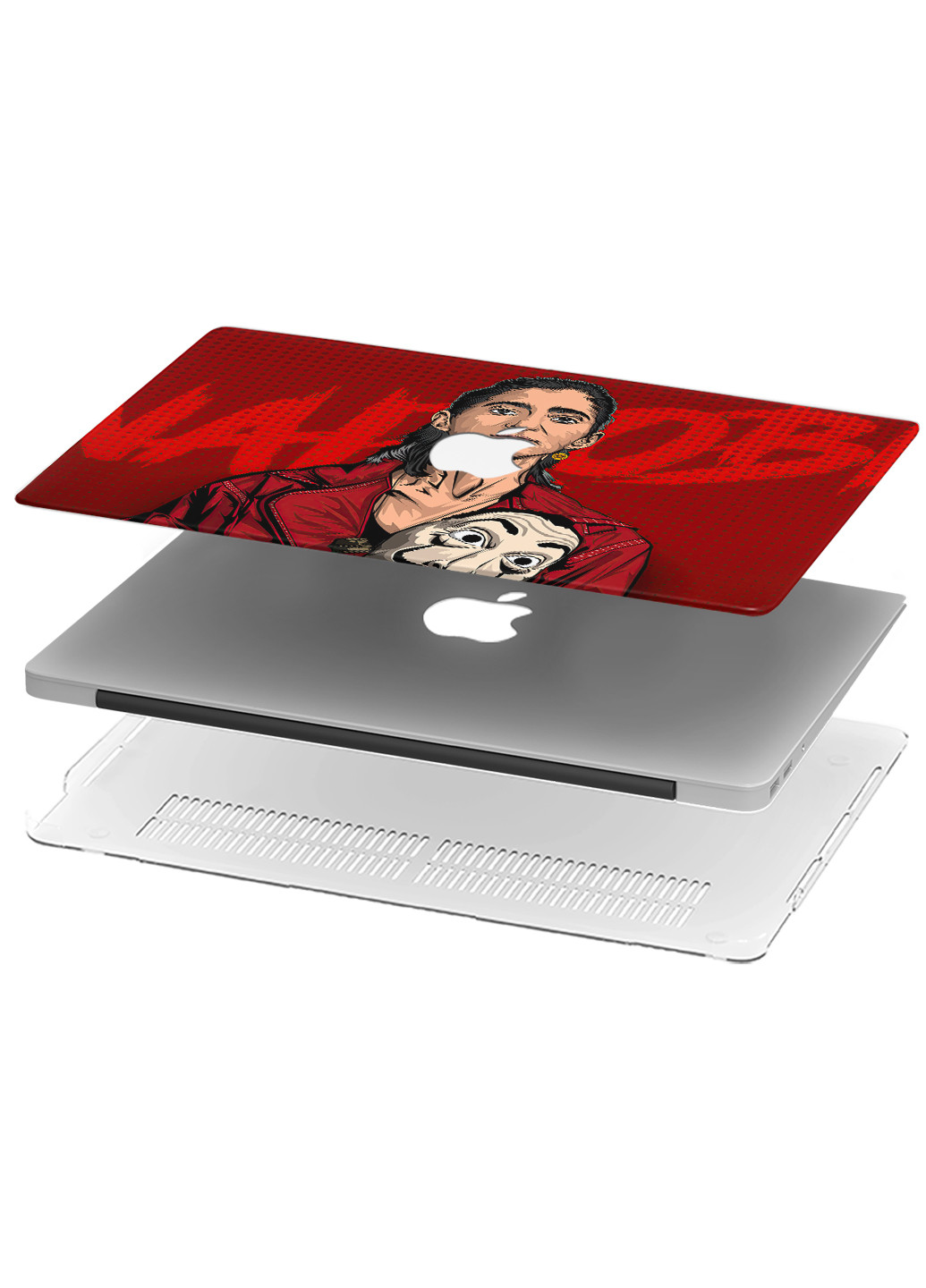 Чохол пластиковий для Apple MacBook Air 13 A1932/A2179/A2337 Паперовий будинок Найробі (Paper house Nairobi) (9656-2296) MobiPrint (218987405)