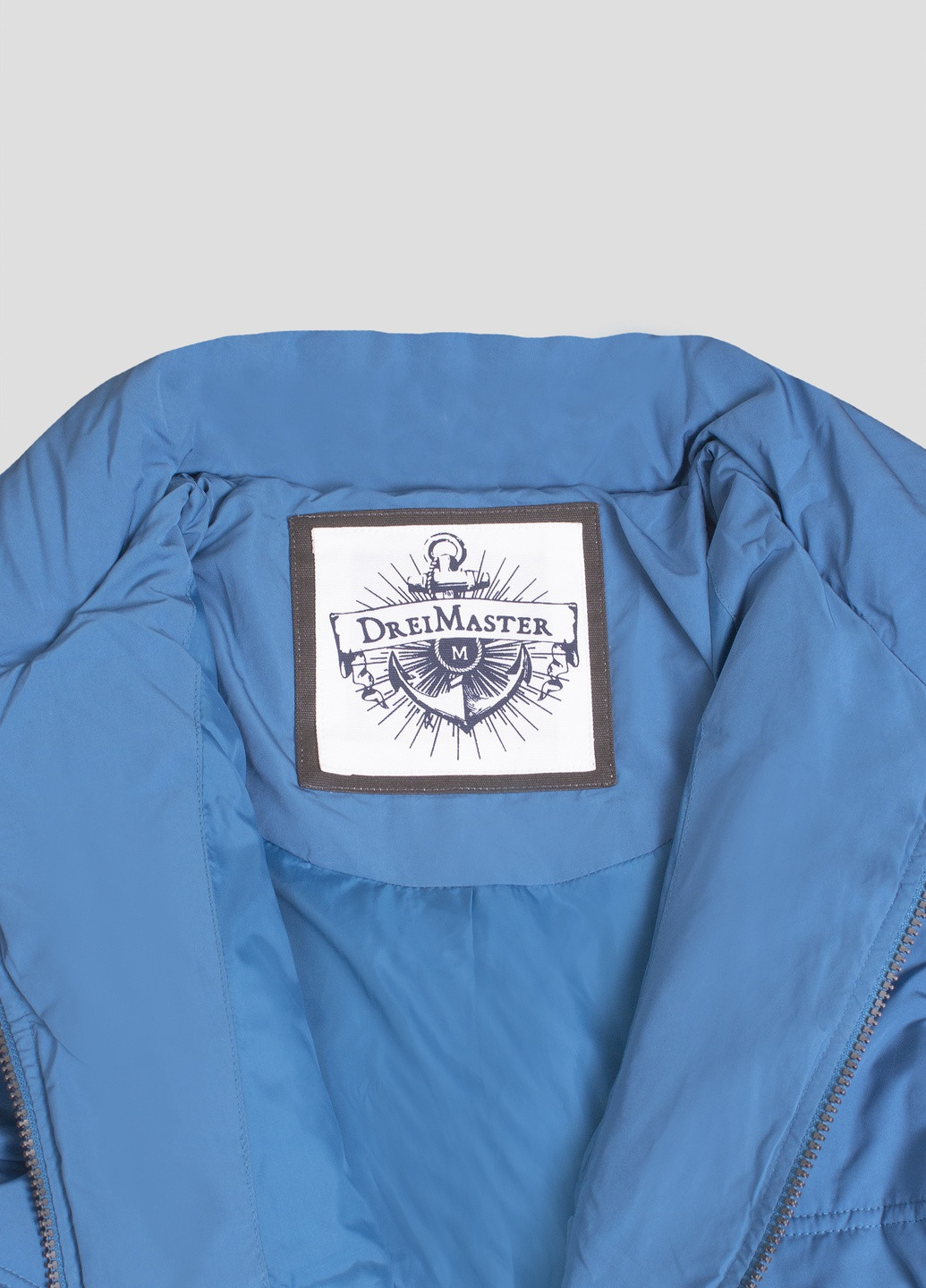 Темно-голубая демисезонная куртка Dreimaster