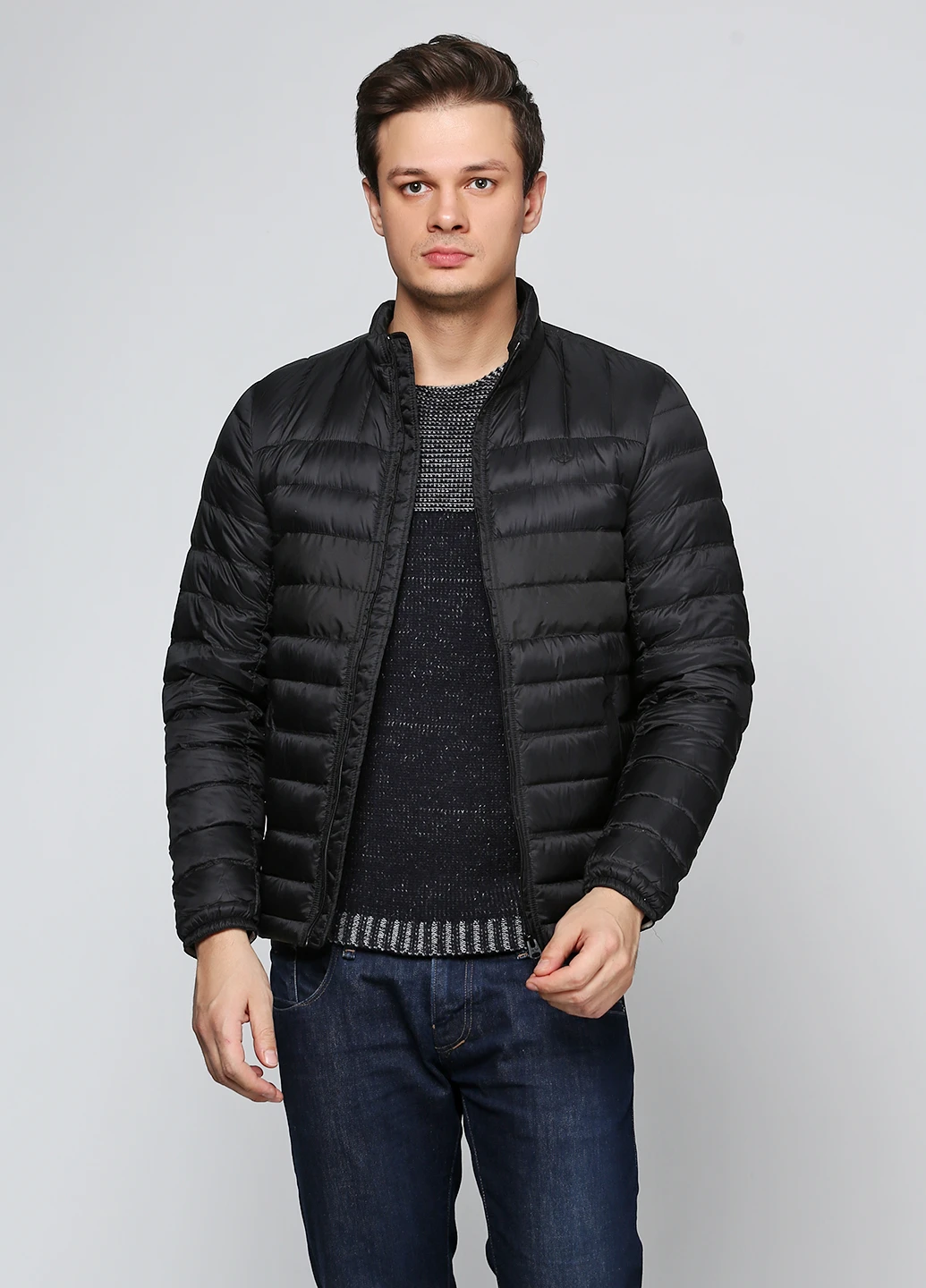 Чорний демісезонний Пуховик Dockers