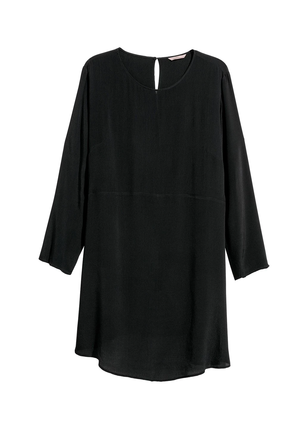 Черное деловое платье H&M однотонное