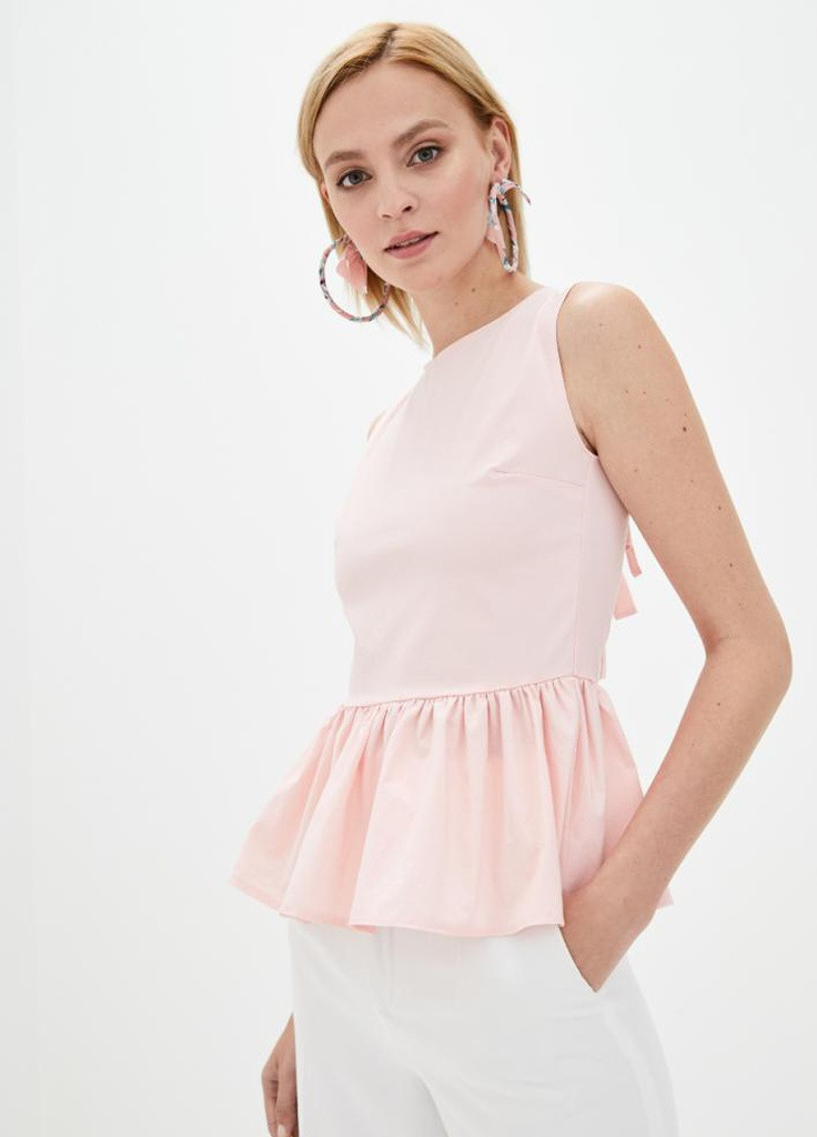 Розовая летняя женская блузка cornelia Podium