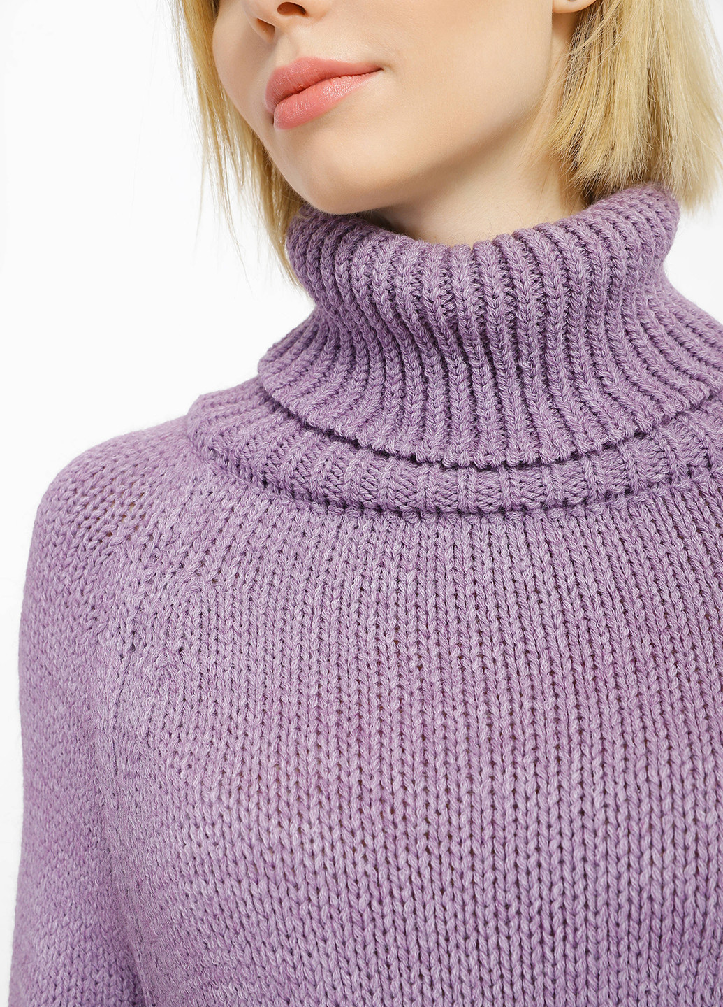Сиреневый зимний свитер Sewel