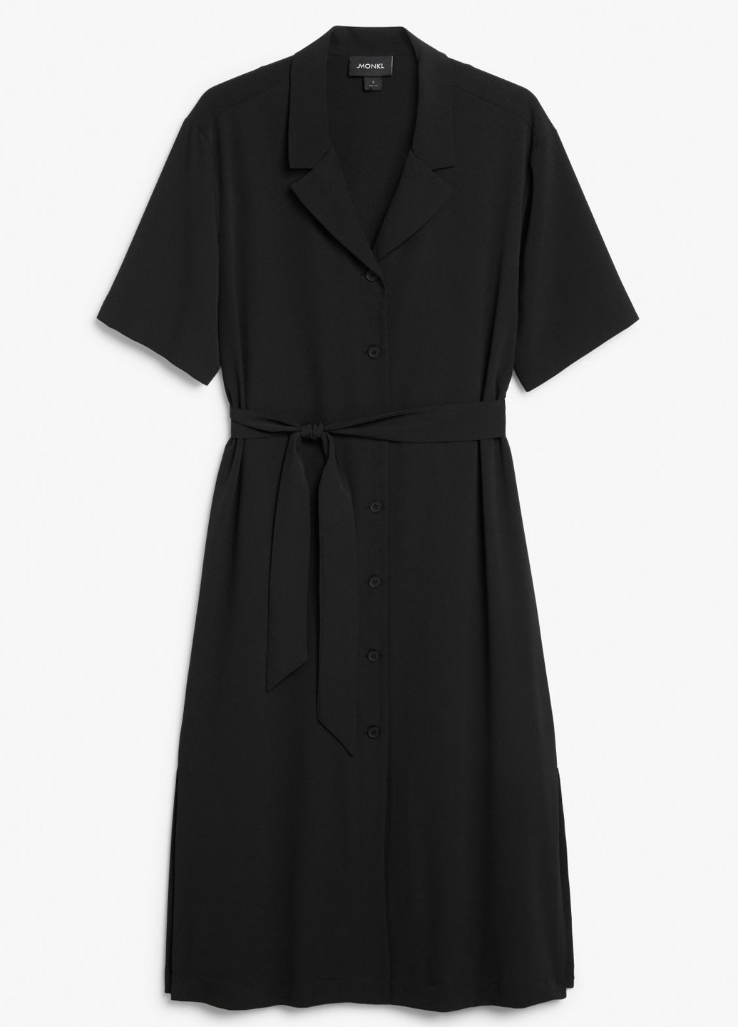 Чорна кежуал сукня сукня-сорочка Monki однотонна