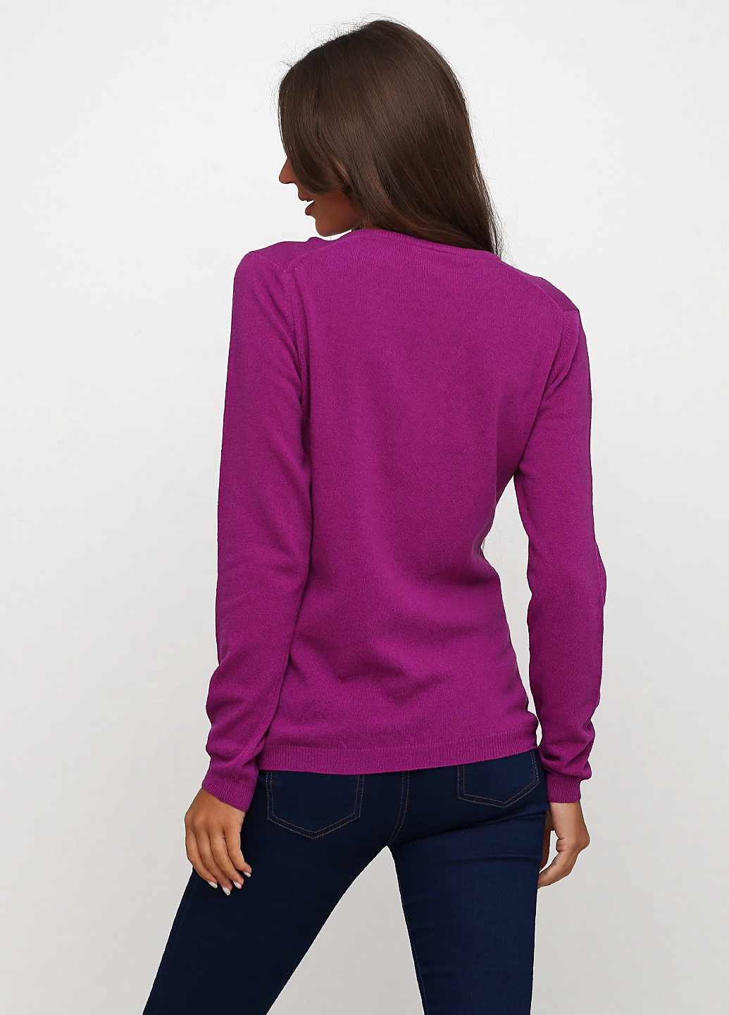 Темно-розовый демисезонный пуловер пуловер Sassofono