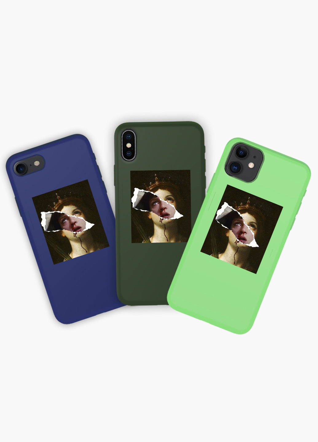 Чохол силіконовий Apple Iphone 11 Ренесанс Ума Турман (Renaissance Pulp Fiction) (9230-1587) MobiPrint (219517576)