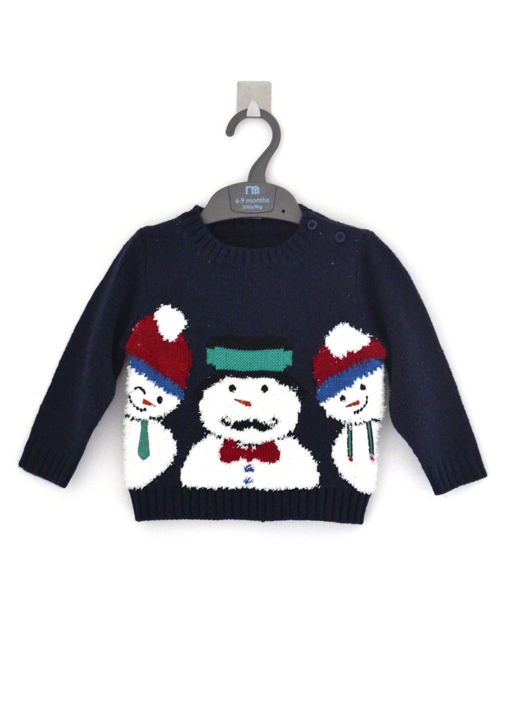 Синий зимний свитер джемпер Mothercare