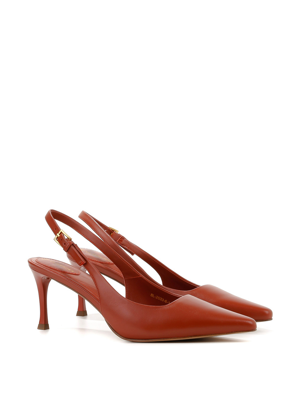 Le'BERDES Туфлі слінгбекі теракотовий з натуральна шкіра, україна — літо (322088075)