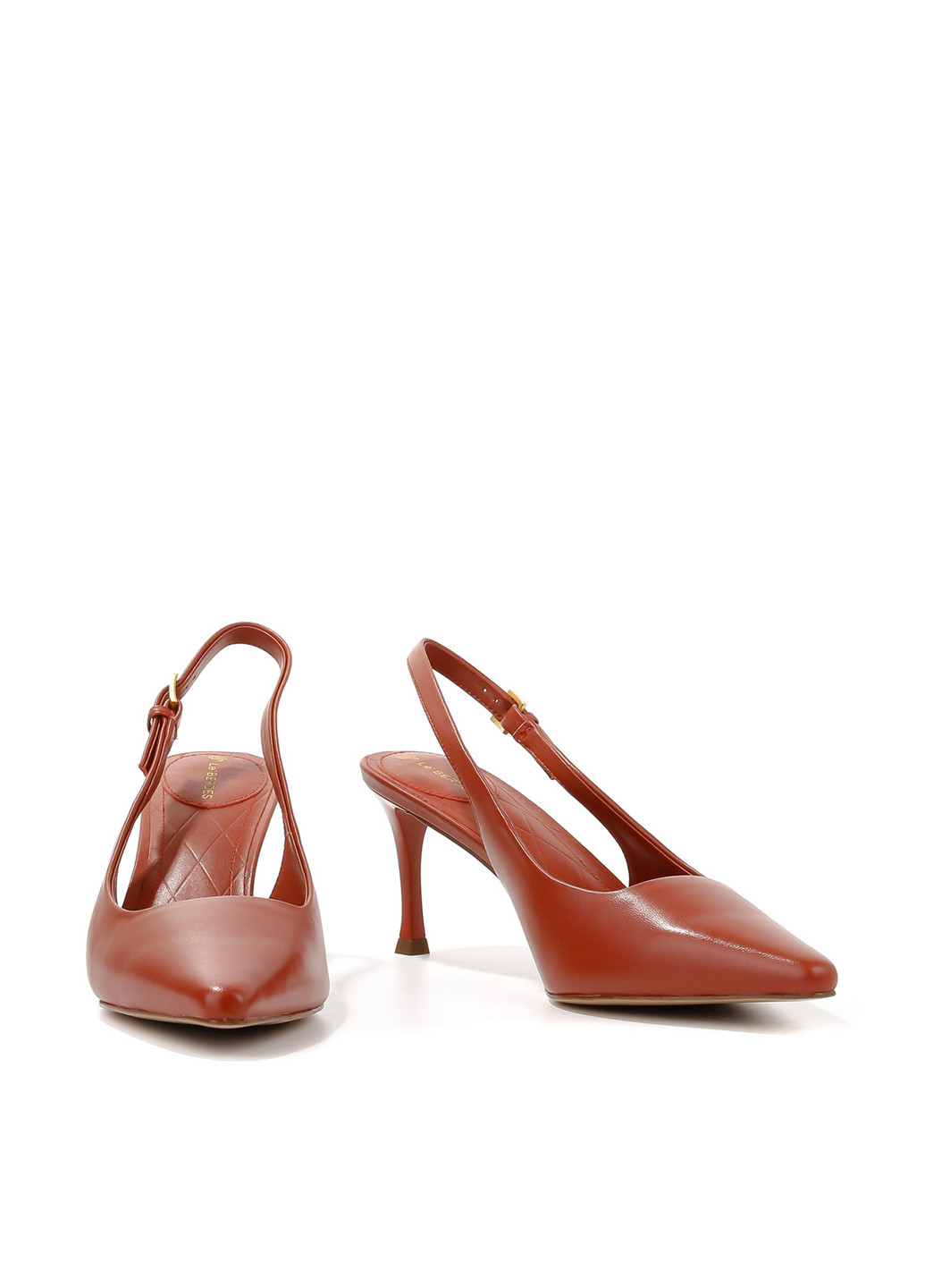 Le'BERDES Туфлі слінгбекі теракотовий з натуральна шкіра, україна — літо (322088075)