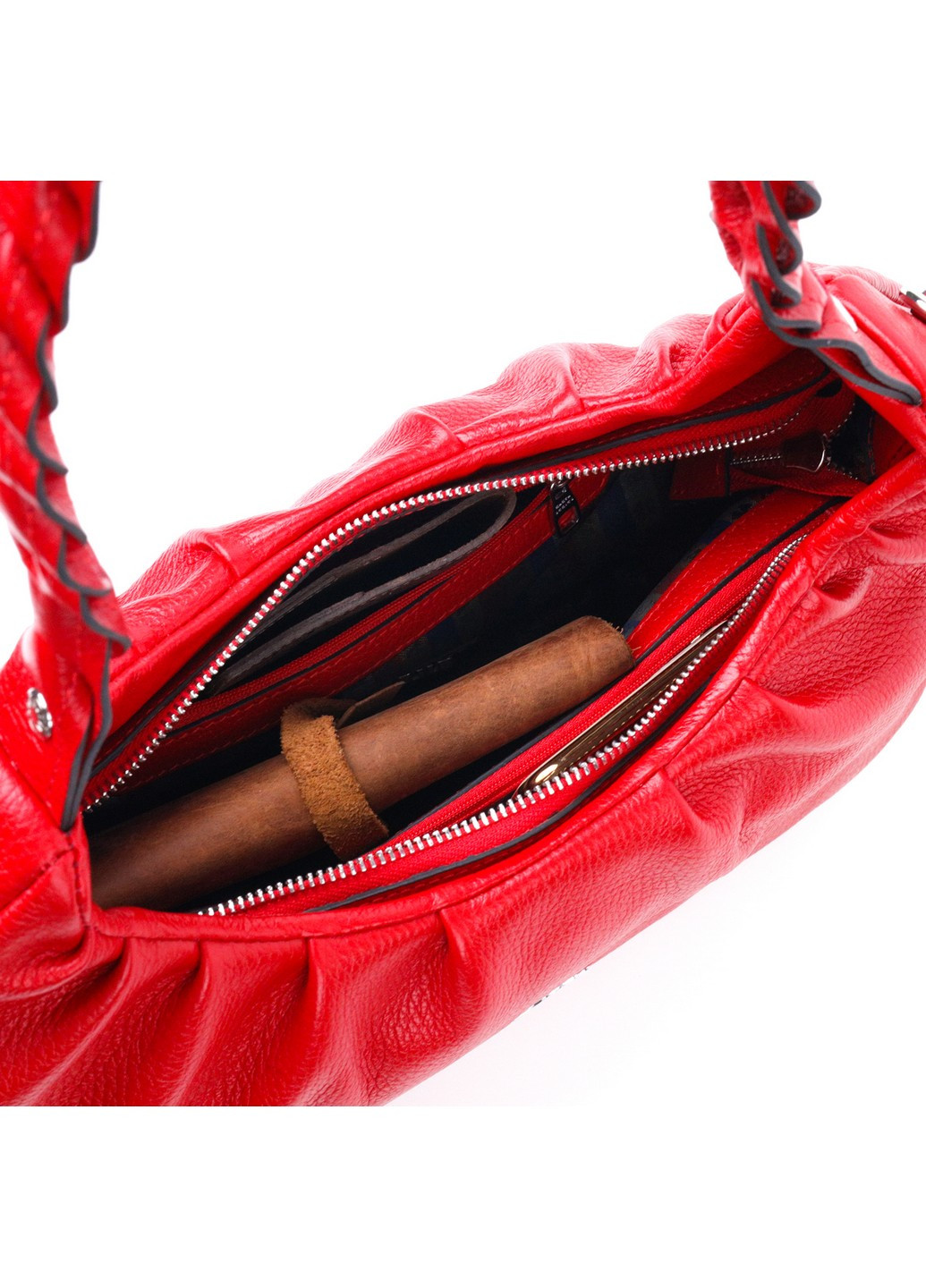 Современная женская сумка багет 30х19х8 см Karya (255375414)