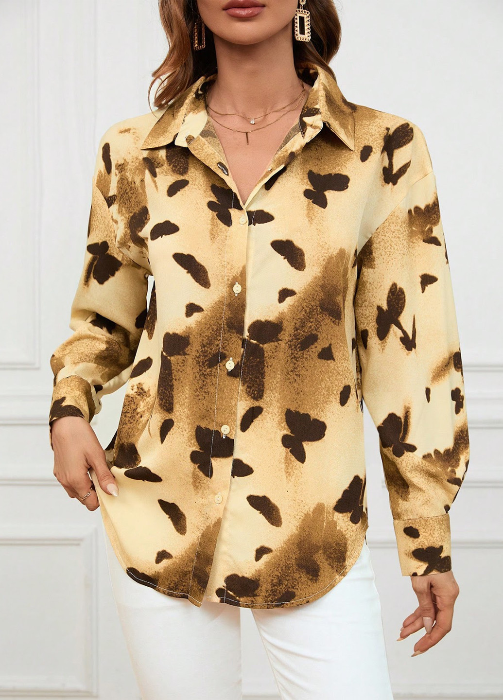 Комбінована блуза SHEIN