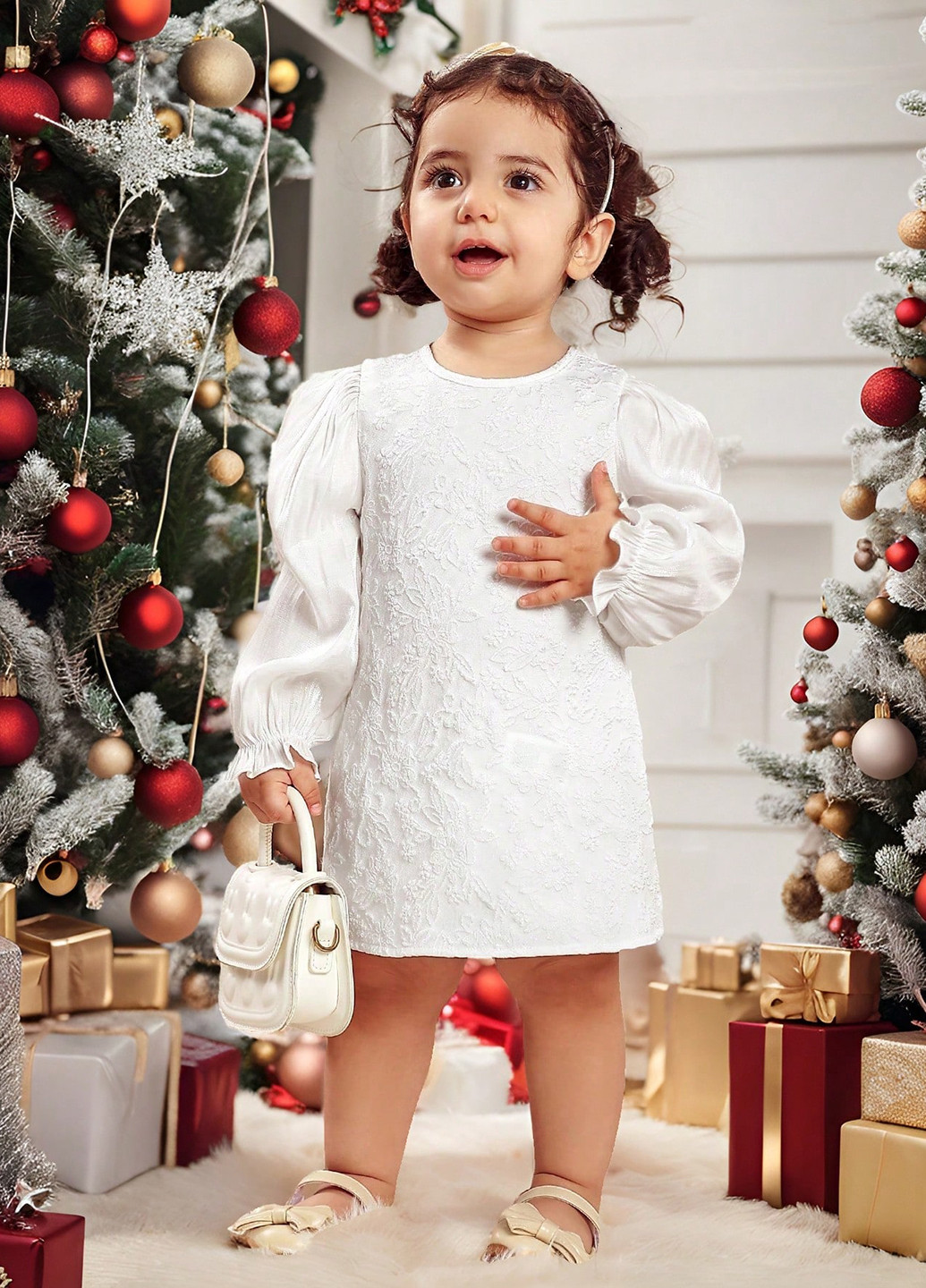 Белое платье SHEIN (331623549)