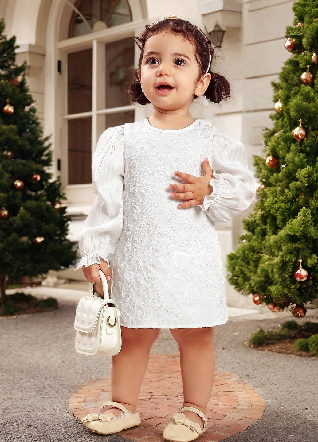 Белое платье SHEIN (331623549)