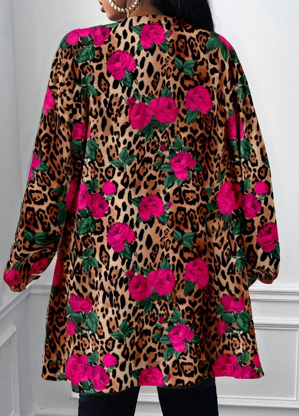 Разноцветный демисезонный кардиган SHEIN