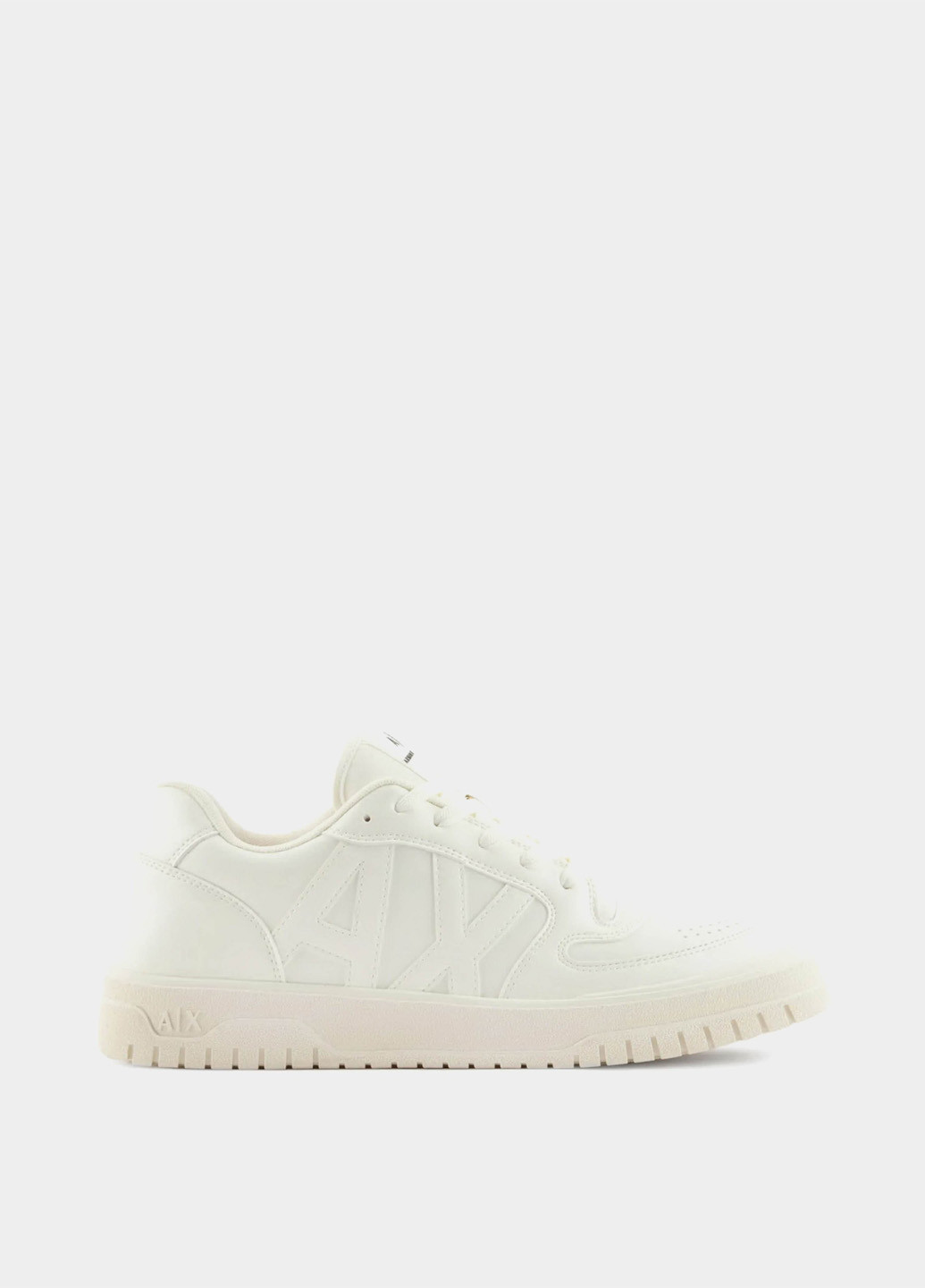 Молочные демисезонные кроссовки Armani Exchange