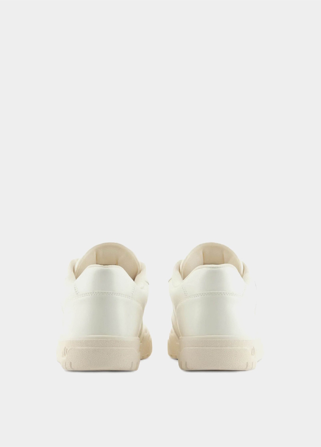 Молочные демисезонные кроссовки Armani Exchange