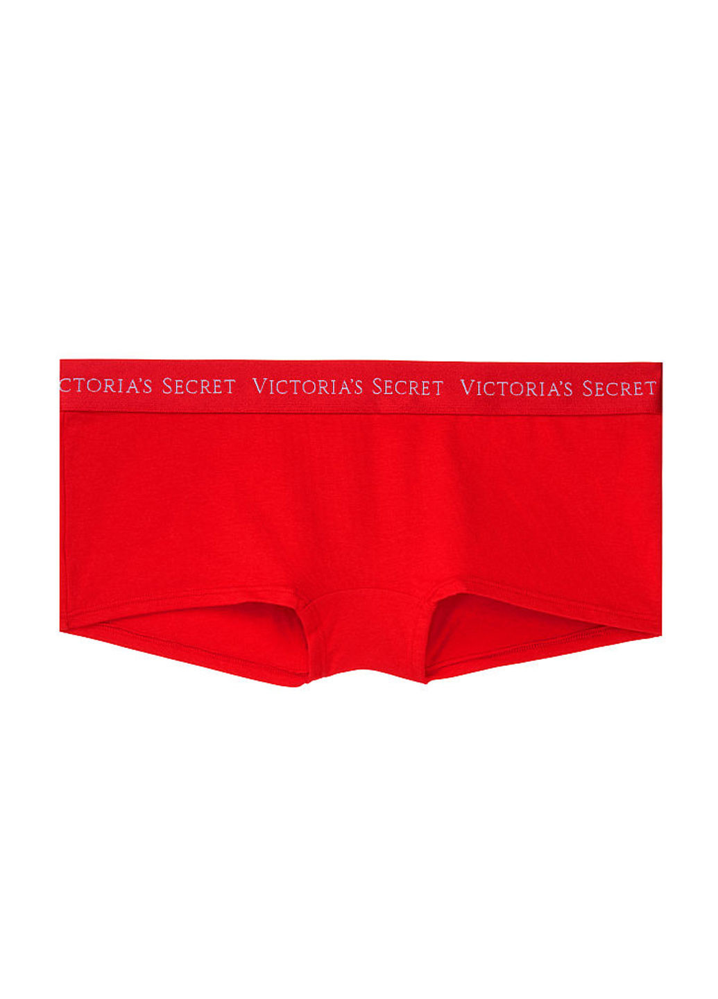 Трусики Victoria's Secret трусики-шорти написи червоні повсякденні трикотаж, бавовна