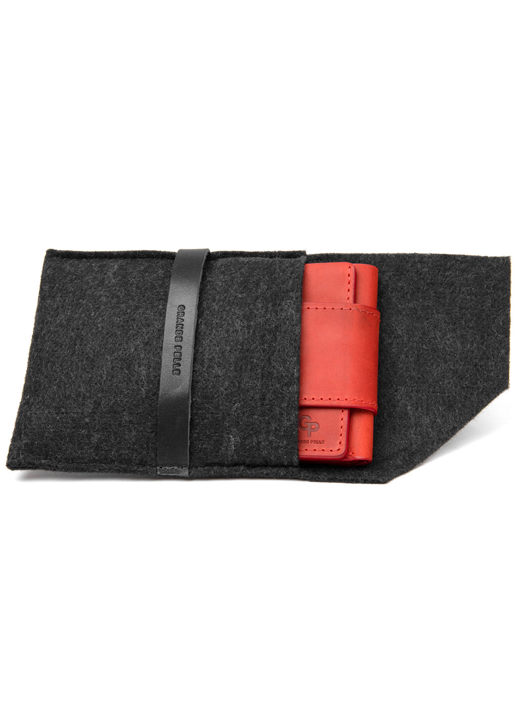 Женское кожаное портмоне 8х10х1,5 см Grande Pelle (253491337)