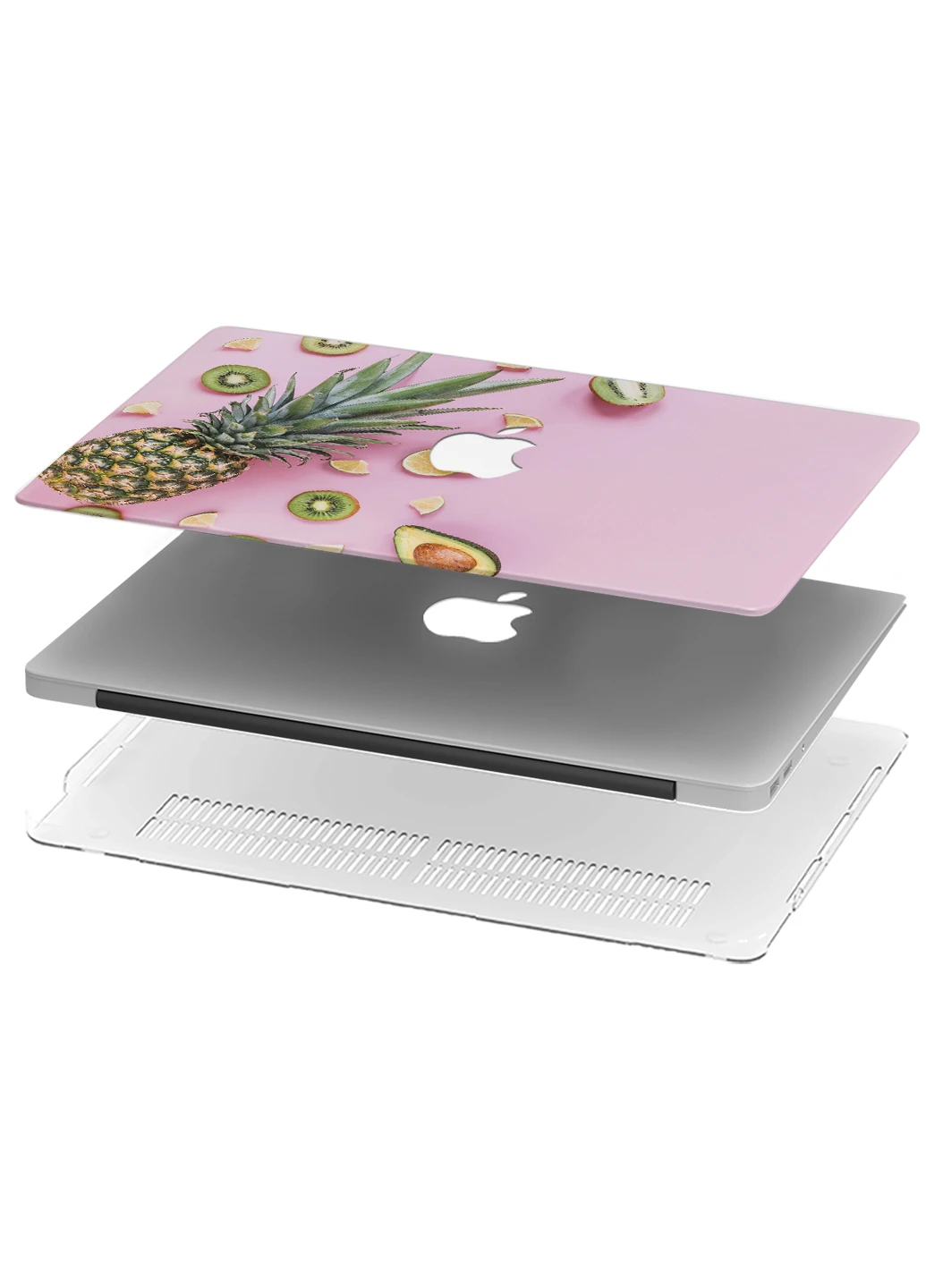 Чехол пластиковый для Apple MacBook Air 13 A1466 / A1369 Ананас (Pineapple) (6351-1870) MobiPrint (218505168)