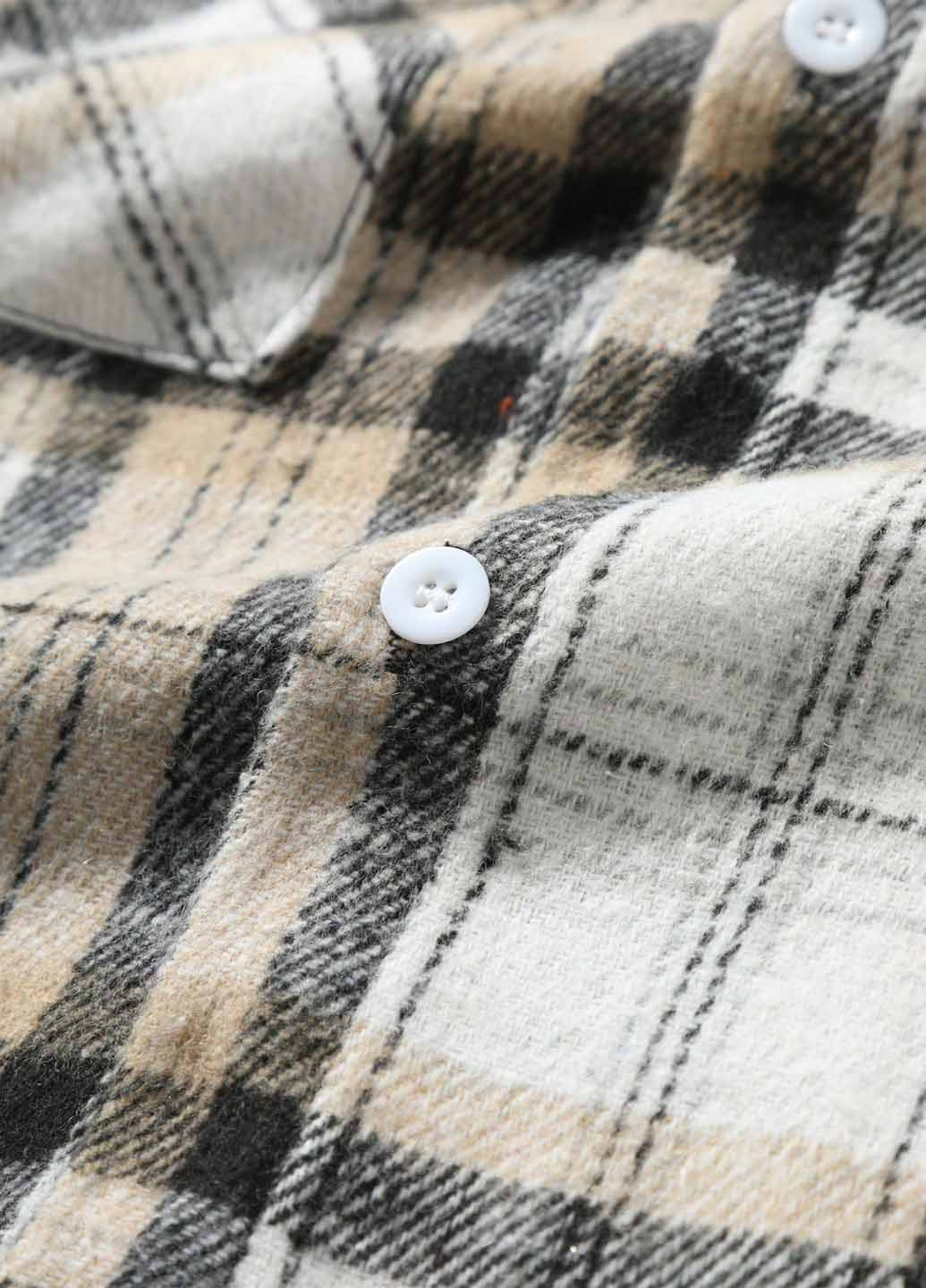 Цветная кэжуал рубашка в клетку SHEIN