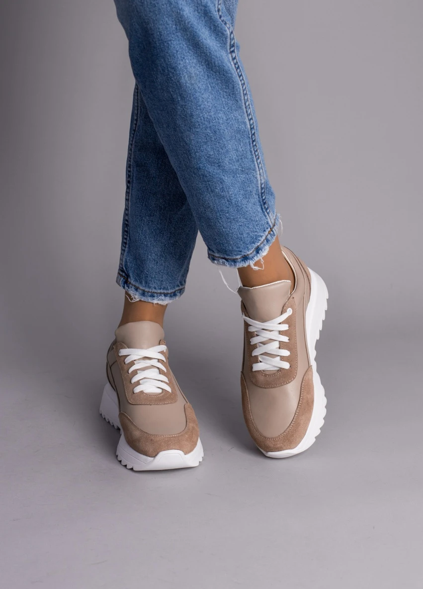 Кроссовки ShoesBand Brand бежевые демисезоны (253915715)