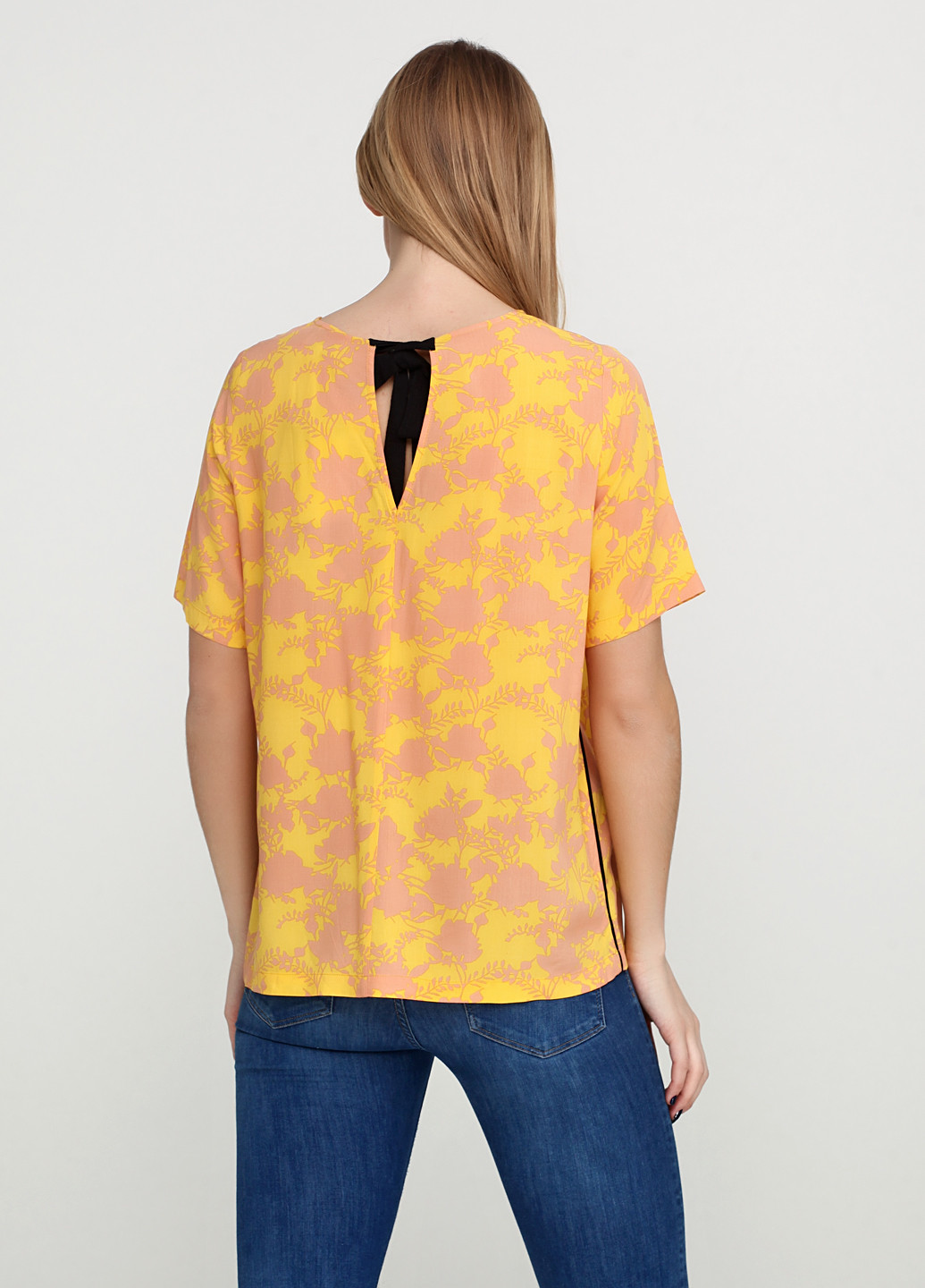 Желтая летняя блуза Friendtex