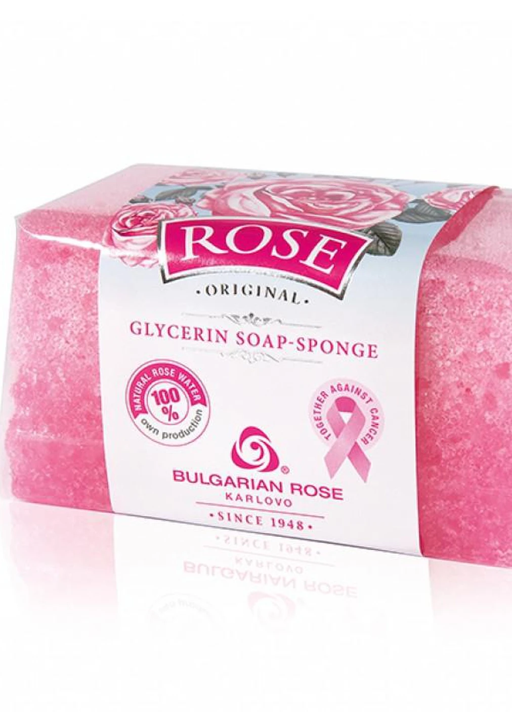 Глицериновое мыло-губка Rose Original от 70 гр Bulgarian Rose (253774374)