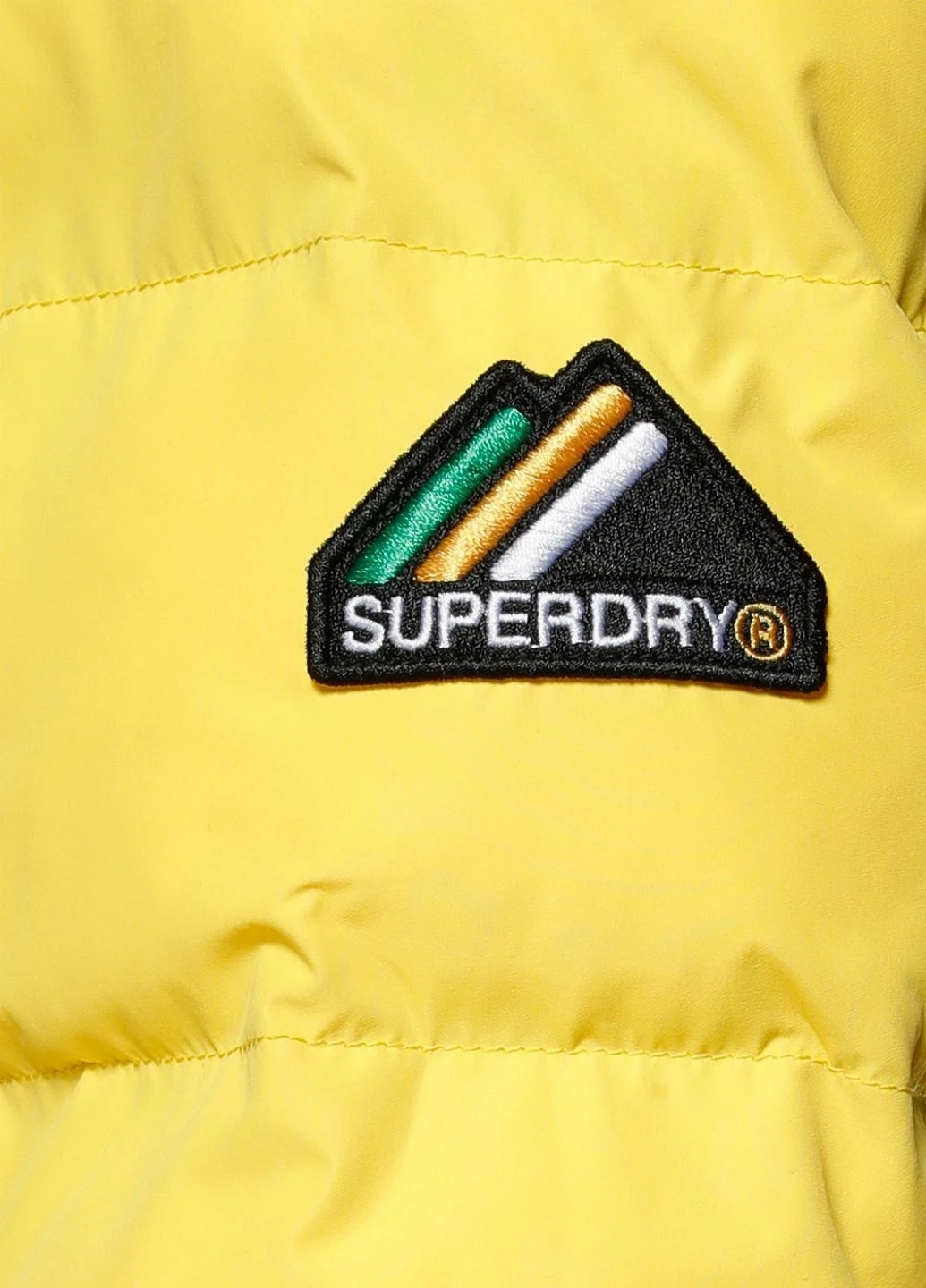 Жовта демісезонна куртка Superdry