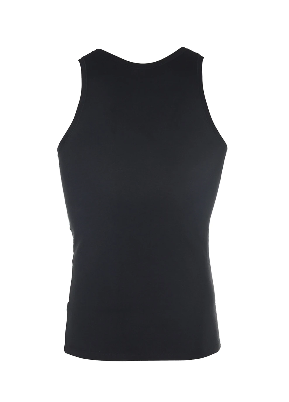Черная майка mens modal classic vest 1-pack black — 585018 - 002 с коротким рукавом Tatkan