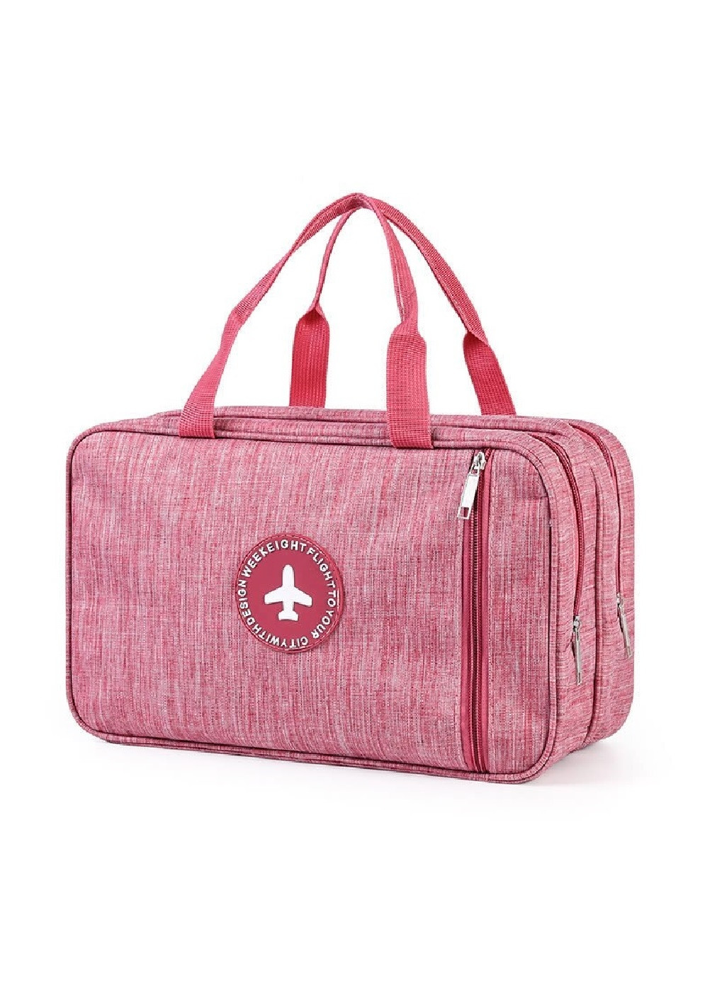 Дорожній органайзер ручна поклажа компактна сумка для речей для подорожей 33х20х16 см (473505-Prob) Рожевий Unbranded (254966256)