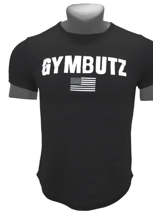 Черная мужская футболка BUTZ