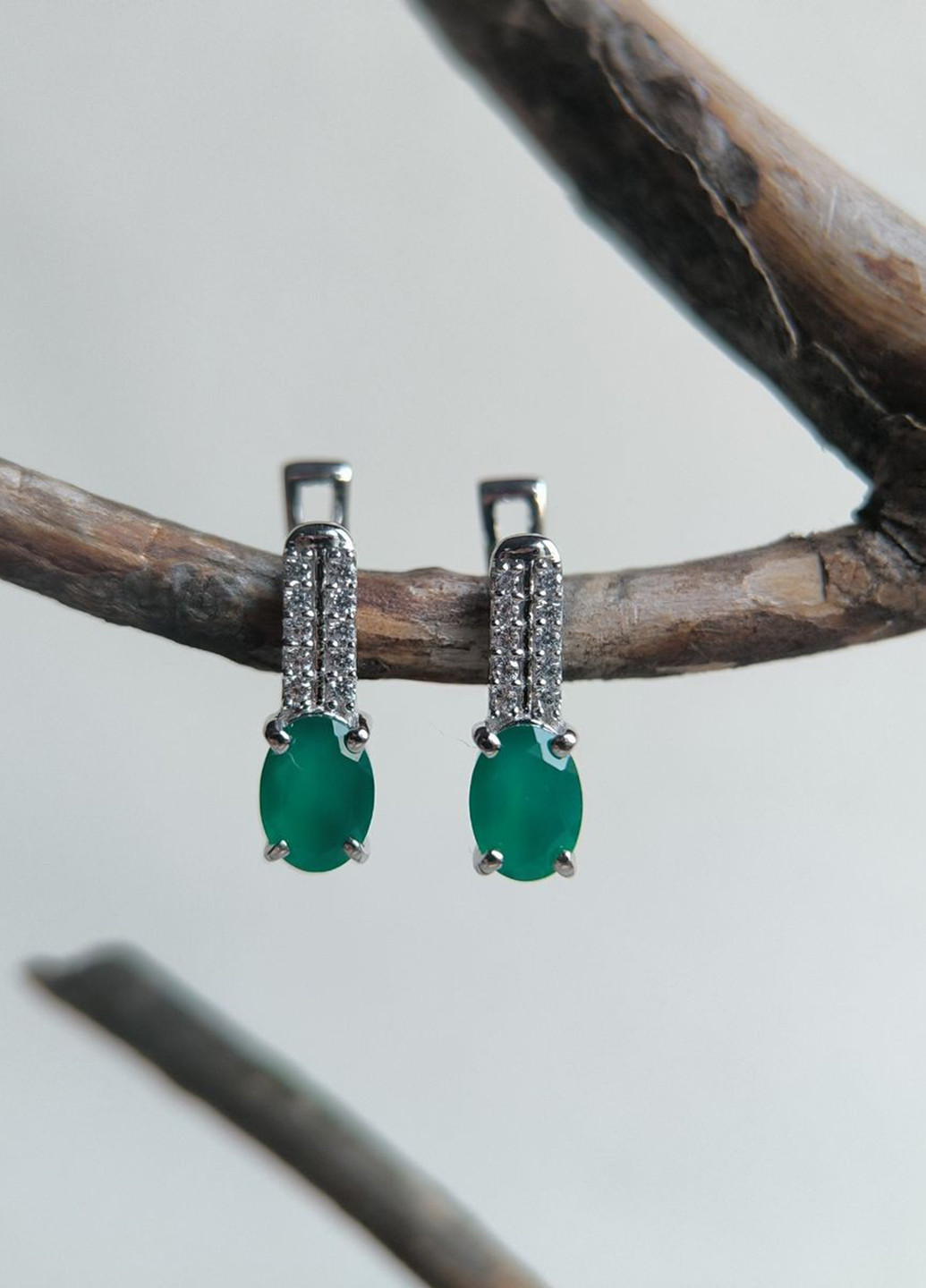 Сережки Silver Flame (369649011)