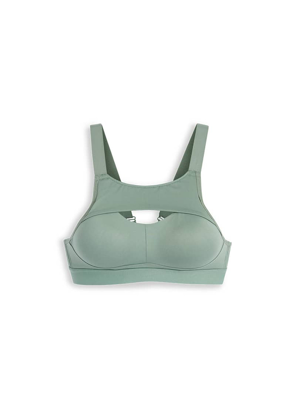 Сіро-зелений топ бюстгальтер C&A без кісточок поліестер