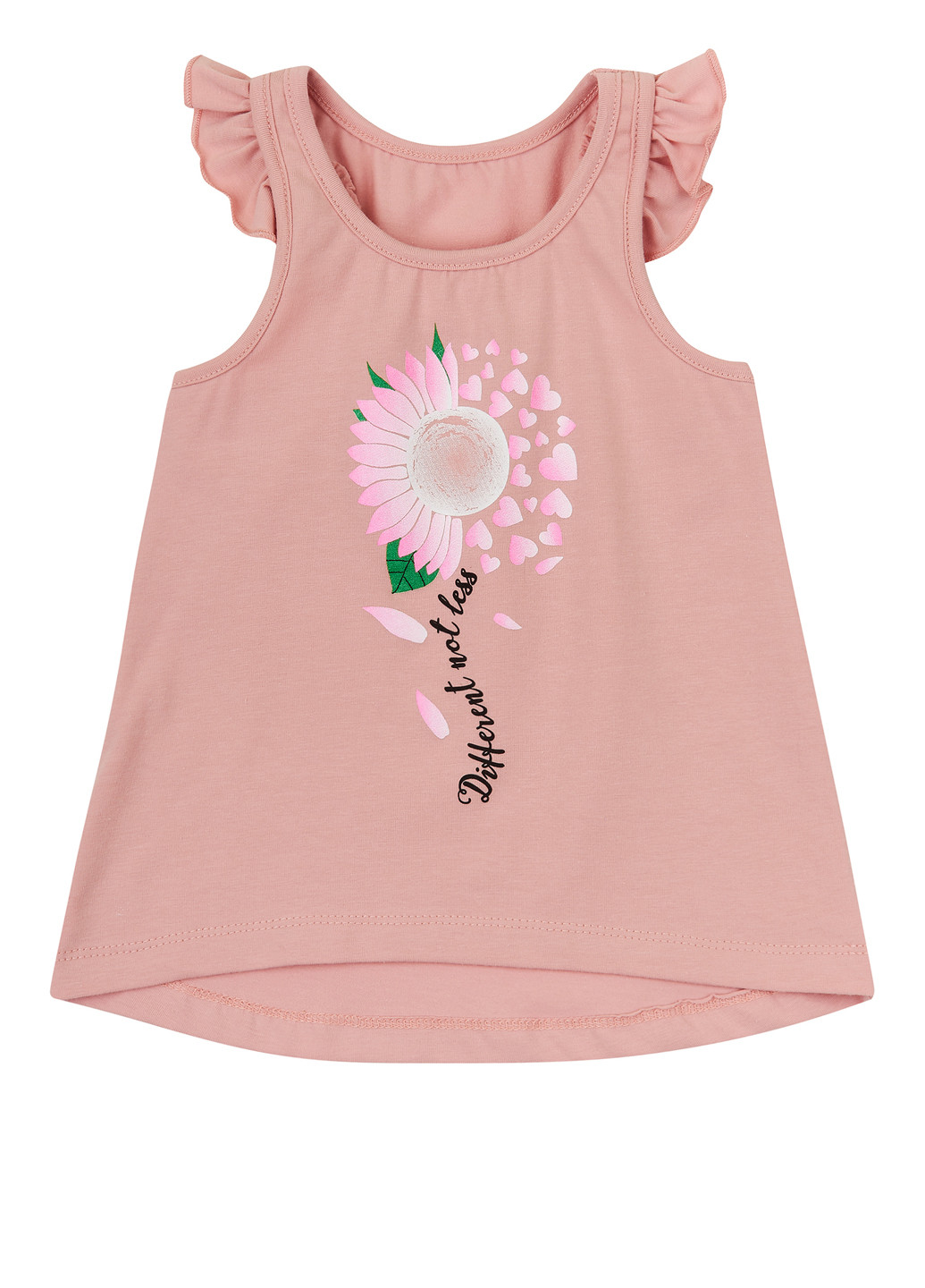 Светло-розовый летний комплект (туника, леггинсы) Ляля