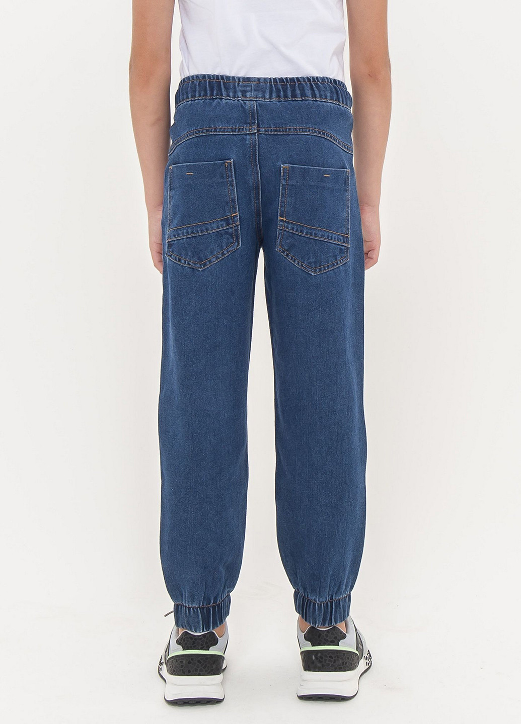 Синие демисезонные джоггеры джинсы Piazza Italia