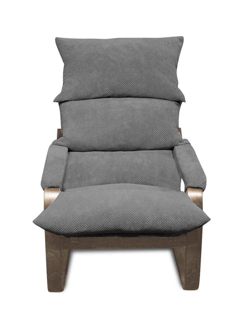Мягкое кресло шезлонг Серый Пепел Fresho (248297713)