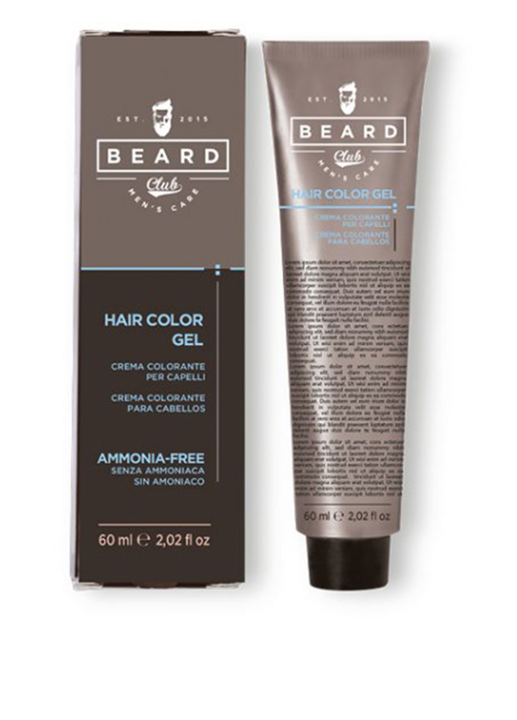 Гель-фарба для волосся (срібло), 60 мл Beard Club (162946931)