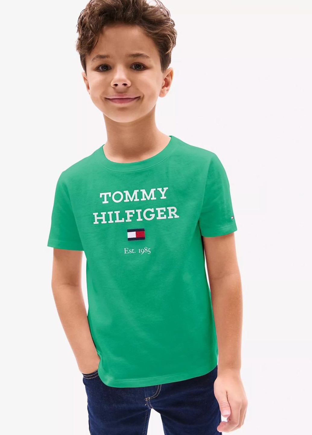 Зелена демісезонна футболка Tommy Hilfiger