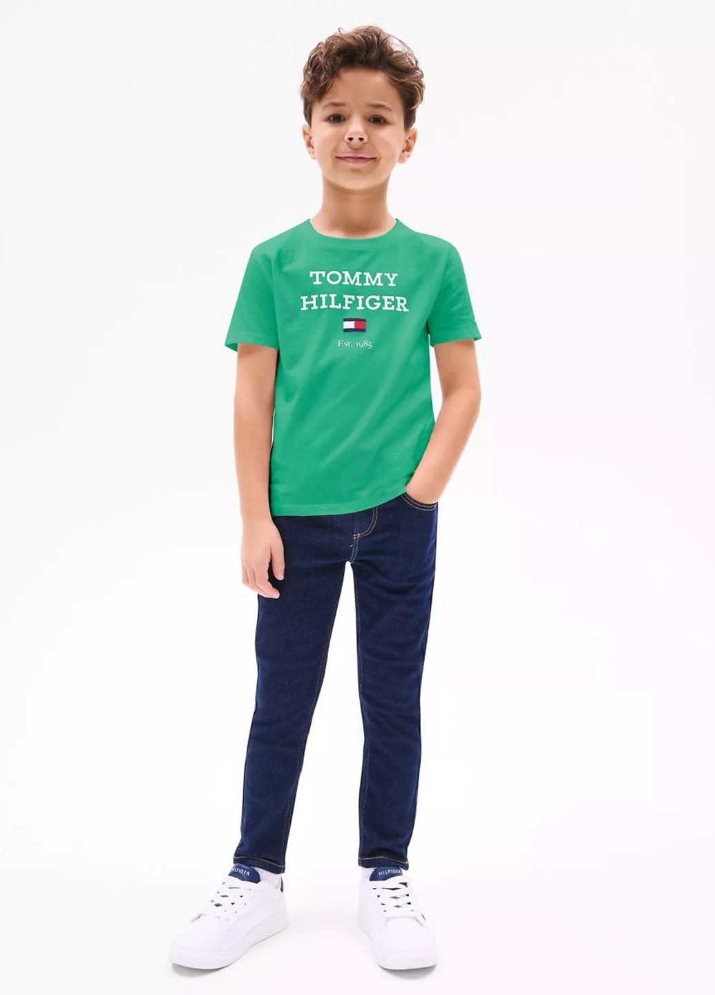 Зелена демісезонна футболка Tommy Hilfiger