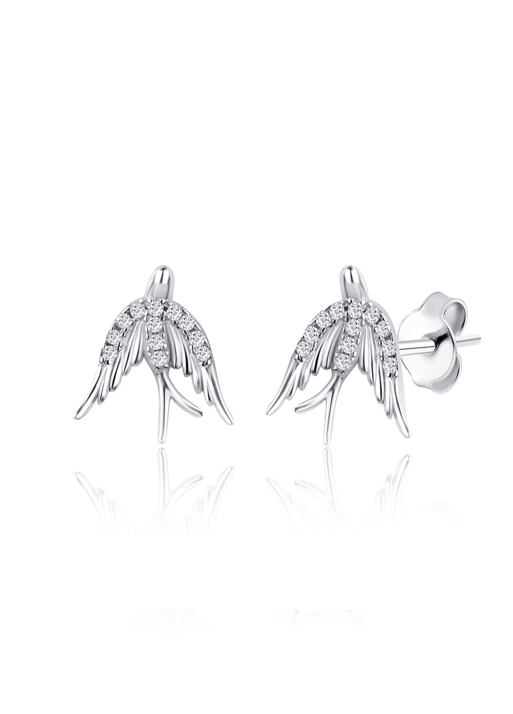 Срібні сережки з фіанітами с2ф / 2022 Silvex925 (201169510)