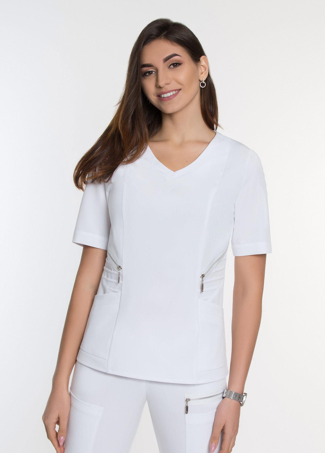 Костюм медицинской одежды (белый) MioMed (251779277)