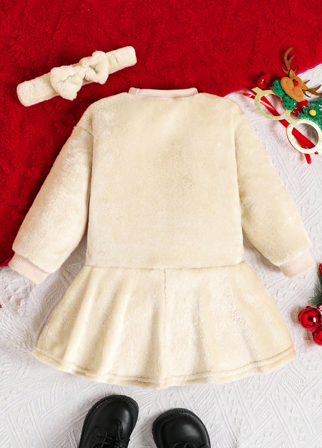 Молочное платье SHEIN (331624361)