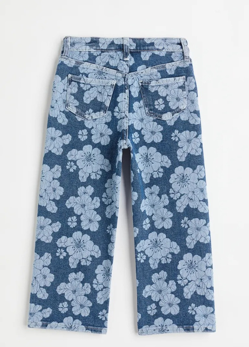 Синие демисезонные джинсы для девочки 8540 116 см синий 62397 H&M