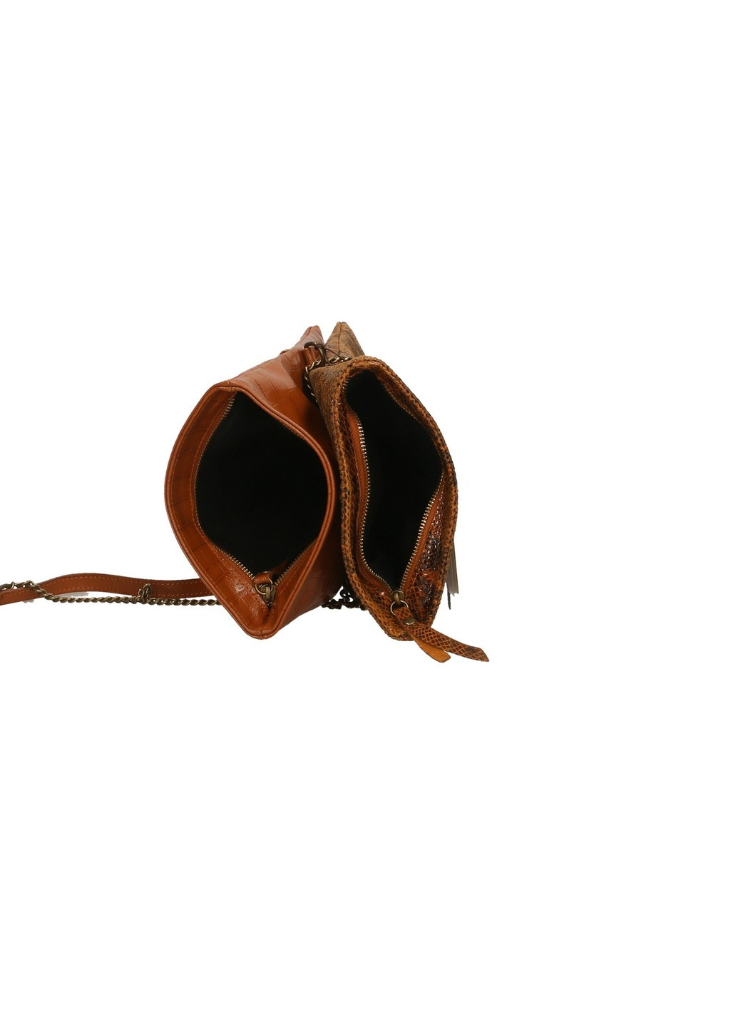 Сумка Italian Bags однотонная коричневая кэжуал