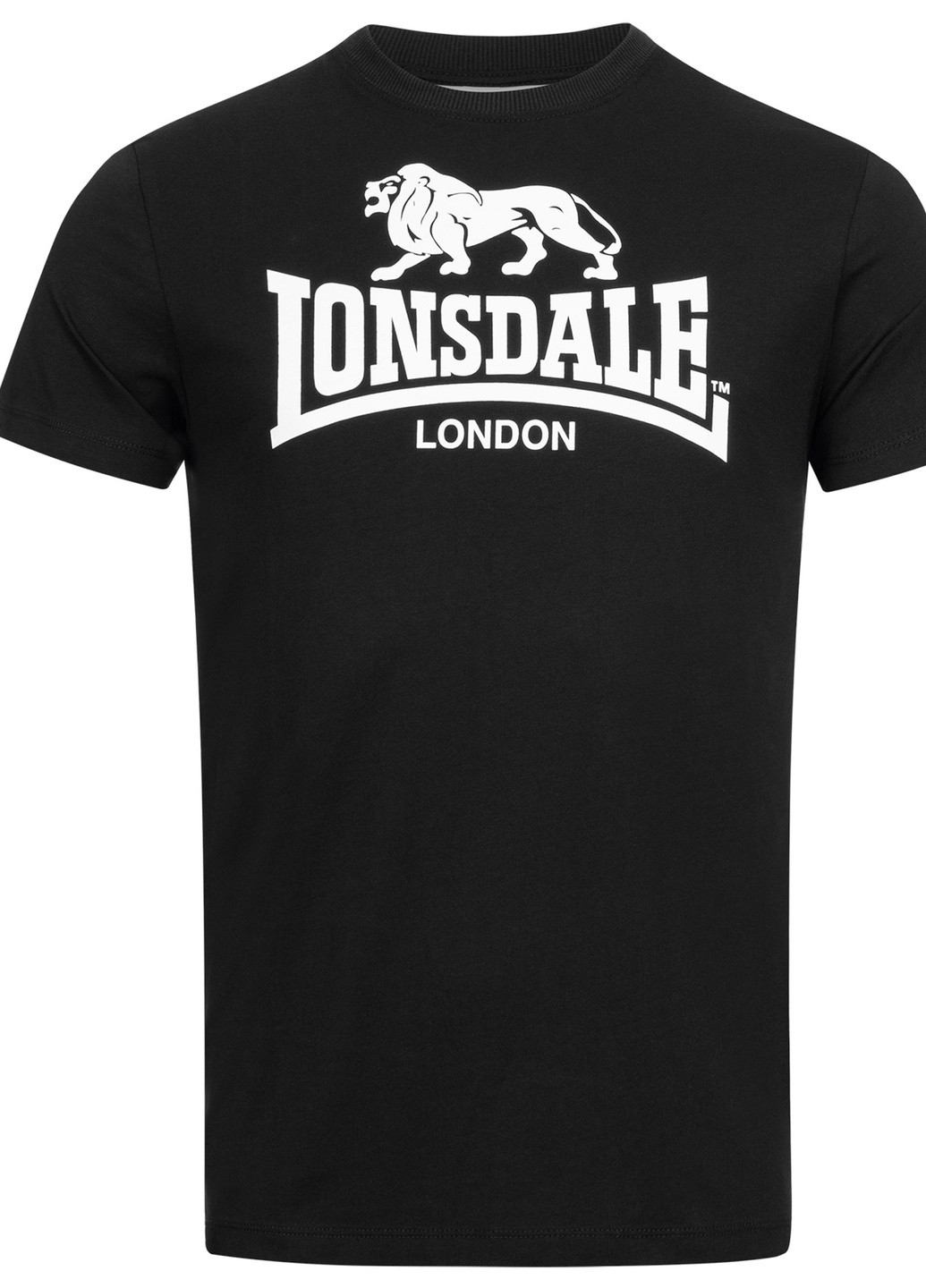 Черная футболка Lonsdale ST. ERNEY