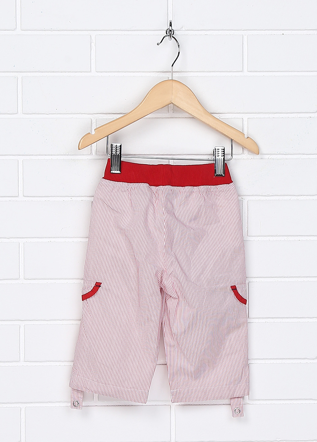 Бледно-красные кэжуал летние брюки прямые Original Marines